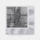 Cowboy Rancher of Canadese Outlaw van het Oude Wes Servet (Voorkant)