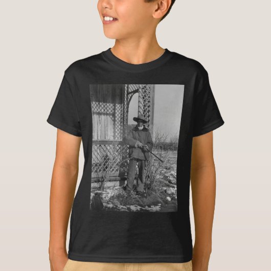 Cowboy Rancher of Canadese Outlaw van het Oude Wes T-shirt (Voorkant)