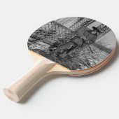 Cowboy Rancher of Canadese Outlaw van het Oude Wes Tafeltennisbatje (Voorkant Gekanteld)