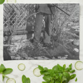 Cowboy Rancher of Canadese Outlaw van het Oude Wes Theedoek (Gevouwen)