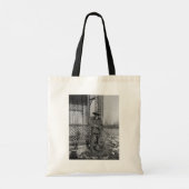 Cowboy Rancher of Canadese Outlaw van het Oude Wes Tote Bag (Achterkant)