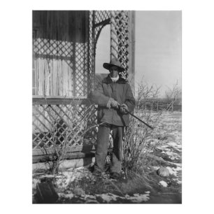 Cowboy Rancher of Canadese Outlaw van het Wilde We Foto Afdruk