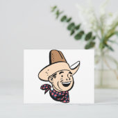 cowboy ranger briefkaart (Staand voorkant)