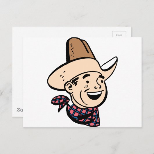 cowboy ranger briefkaart (Voorkant / Achterkant)