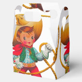 Cowboy Retro Boy Child Cute Western Bedankdoosjes (Geopend)