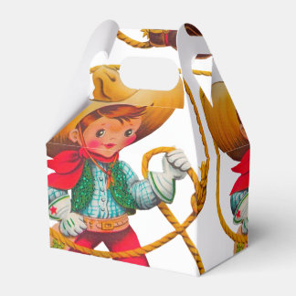 Cowboy Retro Boy Child Cute Western Bedankdoosjes