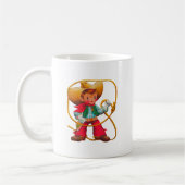 Cowboy Retro Boy Child Cute Western Koffiemok (Links)