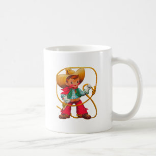Cowboy Retro Boy Child Cute Western Koffiemok