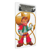 Cowboy Retro Boy Child Cute Western Mini Klembord (Schuin)