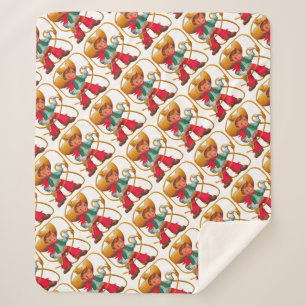 Cowboy Retro Boy Child Cute Western Sherpa Deken