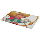 Cowboy Retro Boy Child Cute Western Snijplank (Hoek)