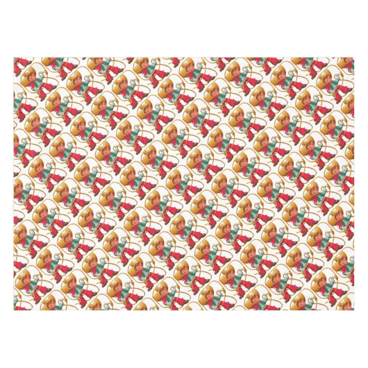 Cowboy Retro Boy Child Cute Western Tafelkleed (Voorkant (Horizontaal))