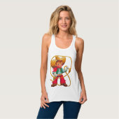 Cowboy Retro Boy Child Cute Western Tanktop (Volledige Voorkant)