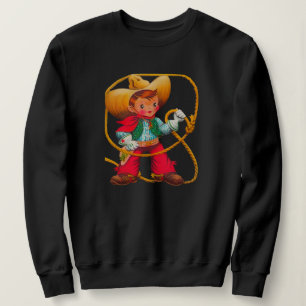 Cowboy Retro Boy Child Cute Western Trui