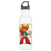 Cowboy Retro Boy Child Cute Western Waterfles (Voorkant)