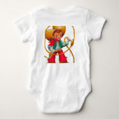 Cowboy Retro Jongen Kind Schattig Westen Romper (Achterkant)