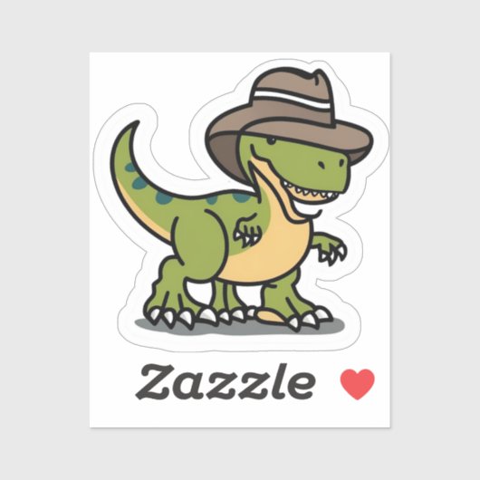 Cowboy Rex Sticker (Vel)