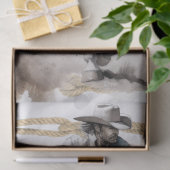 Cowboy Ride Western Man Horse Tissuepapier (Geschenk)