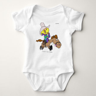 “Cowboy Riding a Wild Horse**T-Shirt Romper