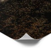 Cowboy Riding the Fire Line of a Praire Burn Poster (Hoek)