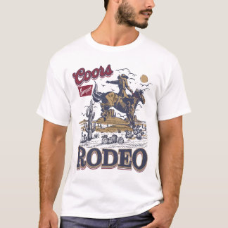 Cowboy rijdt op T-shirt