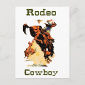 Cowboy Rodeo Briefkaart (Voorkant)