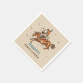 Cowboy Rodeo Cowboy Verjaardag Papier Servet (Hoek)