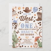 Cowboy Rodeo, eerste verjaardag hoe het Westen was Kaart (Voorkant)