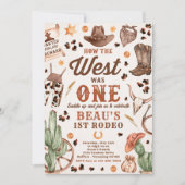 Cowboy Rodeo, eerste verjaardag hoe het Westen was Kaart (Voorkant)