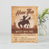 Cowboy Rodeo, eerste verjaardag hoe het Westen was Kaart (Staand voorkant)