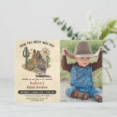 Cowboy Rodeo, eerste verjaardag hoe het Westen was Kaart (Staand voorkant)