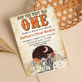 Cowboy Rodeo, eerste verjaardag hoe het Westen was Kaart