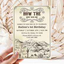 Cowboy Rodeo, eerste verjaardag hoe het Westen was