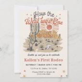 Cowboy Rodeo, eerste verjaardag hoe het Westen was Kaart (Voorkant)