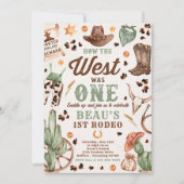 Cowboy Rodeo, eerste verjaardag hoe het Westen was Kaart (Voorkant)