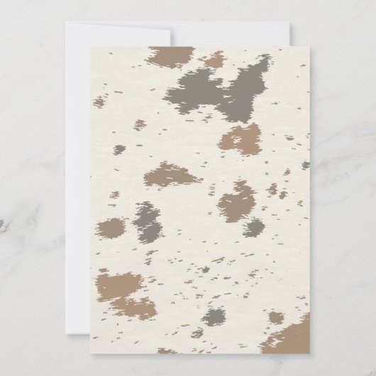 Cowboy Rodeo Howdy Tweede Baby shower Sprinkle Kaart