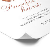 Cowboy rodeo - pacifier hunt baby shower game poster (Hoek)