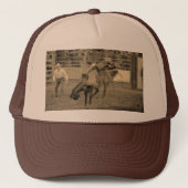 Cowboy Rodeo Trucker Hat Trucker Pet (Voorkant)
