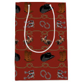 Cowboy Rodeo Tuig Medium Cadeauzakje (Voorkant)