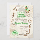 Cowboy Rodeo Unisex Howdy Baby shower Sprinkle Kaart (Voorkant)