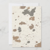 Cowboy Rodeo Unisex Howdy Baby shower Sprinkle Kaart (Achterkant)