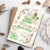 Cowboy Rodeo Unisex Howdy Baby shower Sprinkle Kaart