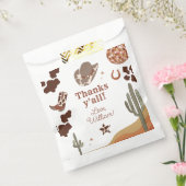 Cowboy Rodeo verjaardag Wild west Dank je wel Bedankzakje (Gezegeld)