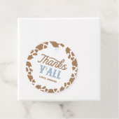 Cowboy Rodeo Verjaardagsfeestje Bedankt Bedankjes Labels (In situ)