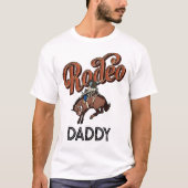 Cowboy Rodeo verjaardagsfeestje Ouders Matching T-shirt (Voorkant)
