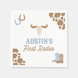 Cowboy Rodeo Verjaardagsfeestje Servet