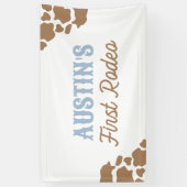 Cowboy Rodeo Verjaardagsfeestje Spandoek (Verticaal)