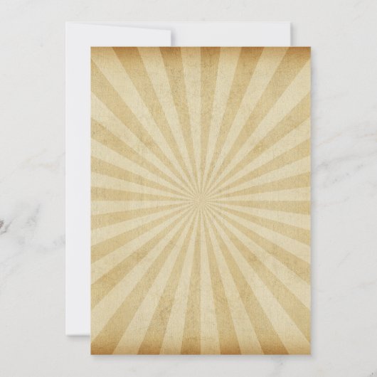 Cowboy Rodeo verjaardagsfeestje uitnodigingen (Achterkant)