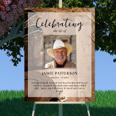 Cowboy Rodeo Viering van het Leven, Funeral Foto Poster