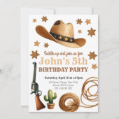 Cowboy Rodeo Western Verjaardag Kaart (Voorkant)